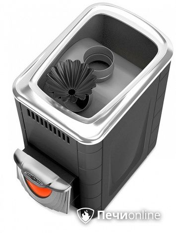 Дровяная банная печь TMF Ангара 2012 Inox ДНС КТК ЗК антрацит в Шымкенте