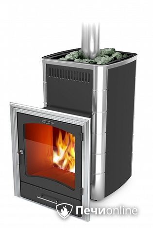 Дровяная банная печь TMF Калина II Inox БСЭ антрацит НВ ПРН в Шымкенте